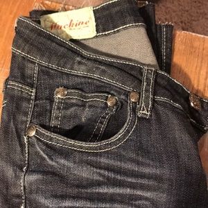 Ladies dark blue jeans